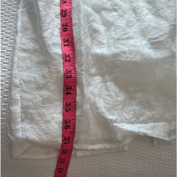 Lulus From this Day White Floral Jacquard Strapless Midi Dress NWT - Picture 13 of 16